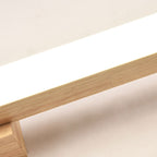 Modern Wood Wall Sconce With Acrylic Glow — Greenwich Home & Living