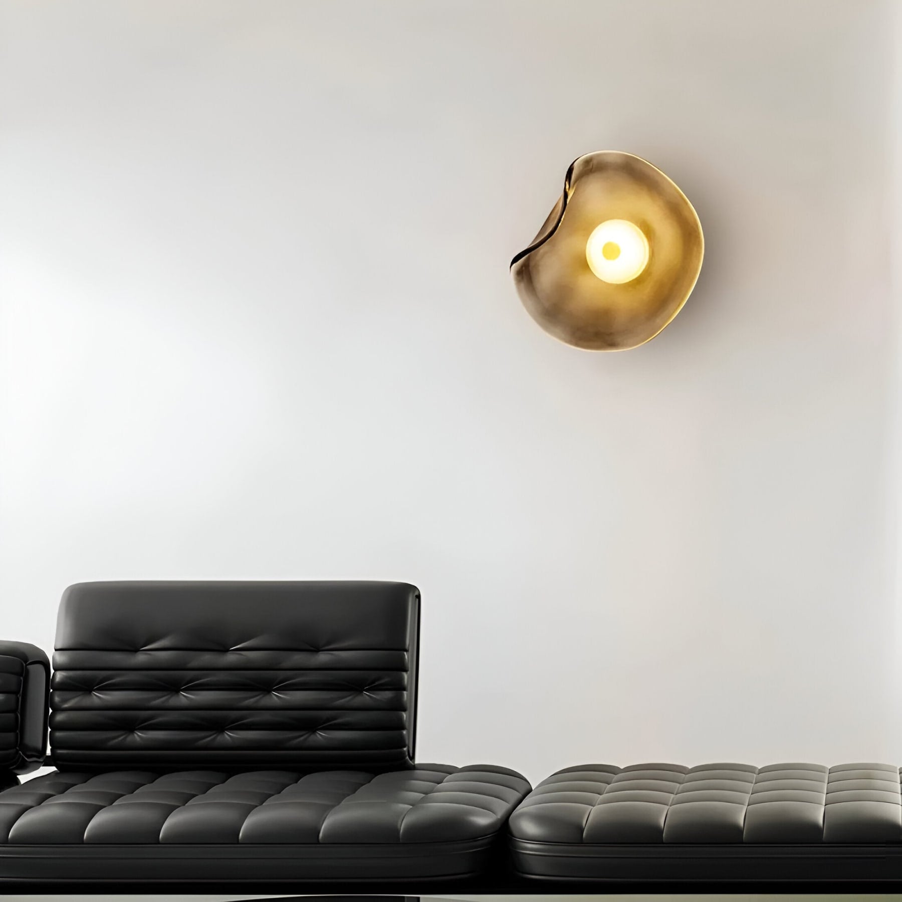 Contemporary Glass Wall Light for Living Room and Bedroom — Greenwich Home & Living