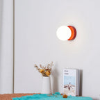 Minimalist Metal Glass Wall Light With Warm White Glow — Greenwich Home & Living