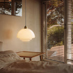 Retro Glass Pendant Light With Warm White Bulb Included for Dining Room — Greenwich Home & Living