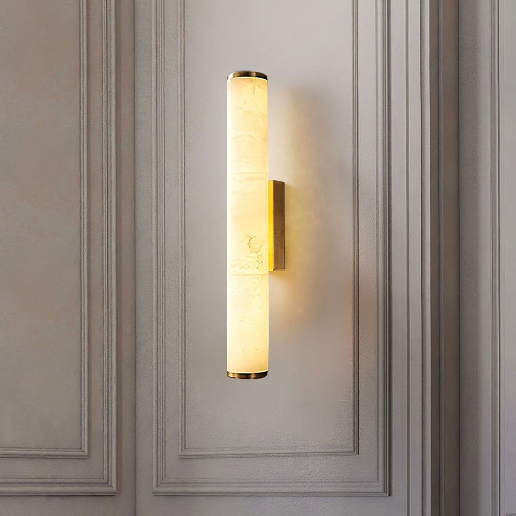 Contemporary Copper and Marble Wall Light for Living Room and Bedroom — Greenwich Home & Living