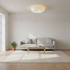 Minimalist Flush Mount Ceiling Light With Tri-Color Light Living Room — Greenwich Home & Living