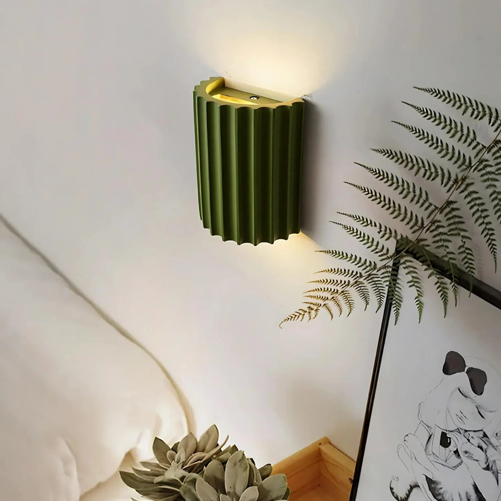 Minimalist Resin Wall Light With Tri-Color Lighting — Greenwich Home & Living
