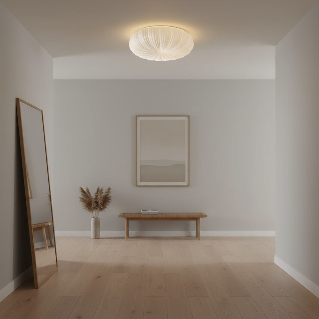 Minimalist Flush Mount Ceiling Light With Tri-Color Light Living Room — Greenwich Home & Living