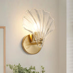 Contemporary Glass Wall Light With Warm Glow for Living Room — Greenwich Home & Living