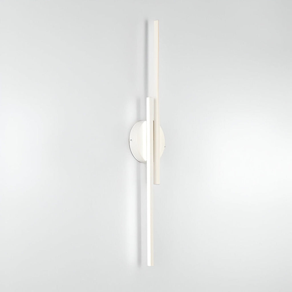 Minimalist Aluminum Wall Light With Adjustable Color Temperature in White — Greenwich Home & Living
