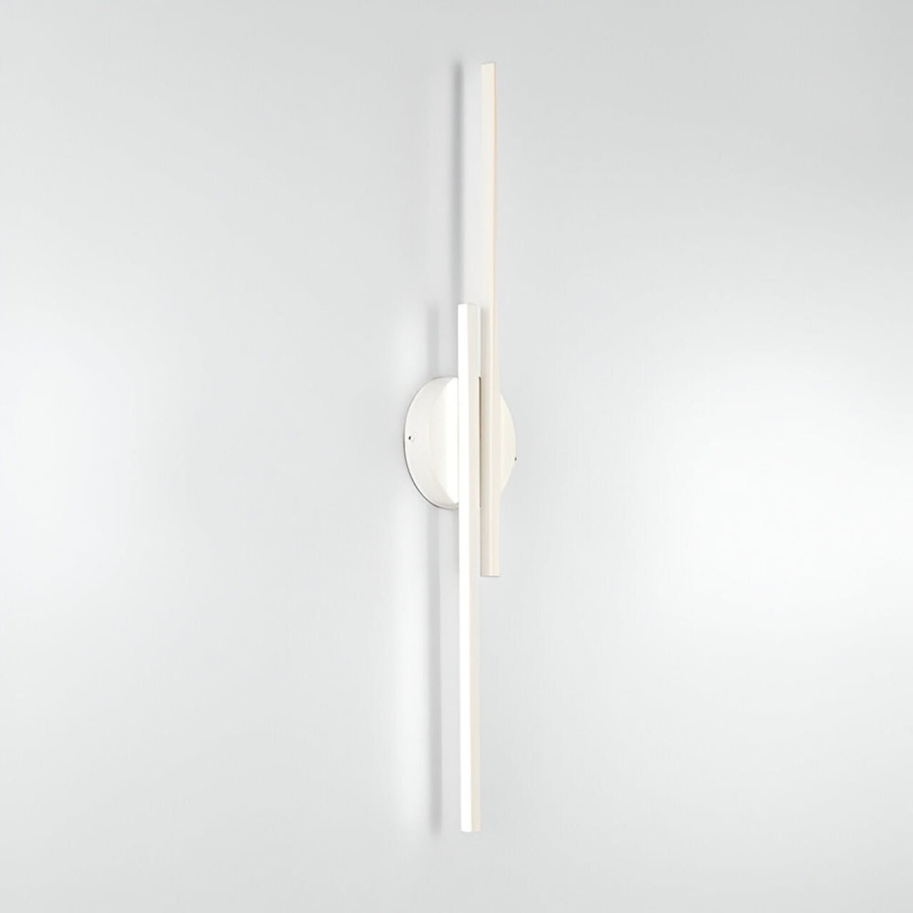 Minimalist Aluminum Wall Light With Adjustable Color Temperature in White — Greenwich Home & Living