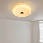Retro Glass Flush Mount Ceiling Light With Adjustable Color Temperature — Greenwich Home & Living