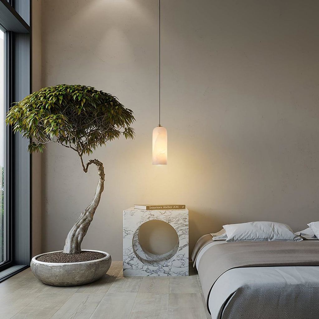 Contemporary Marble Pendant Light for Living Room and Dining Room — Greenwich Home & Living