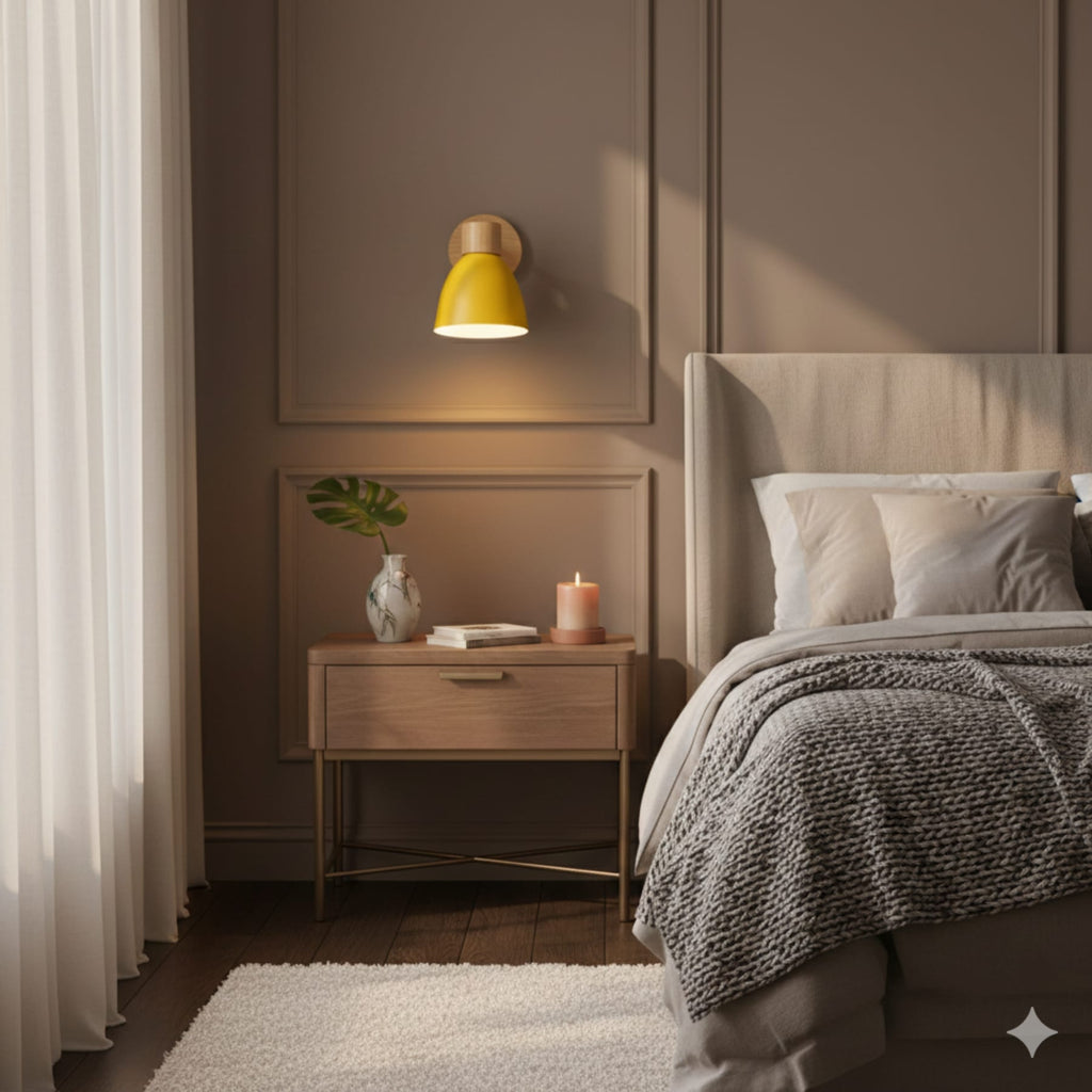 Scandinavian Wood Wall Light for Living Room and Bedroom — Greenwich Home & Living