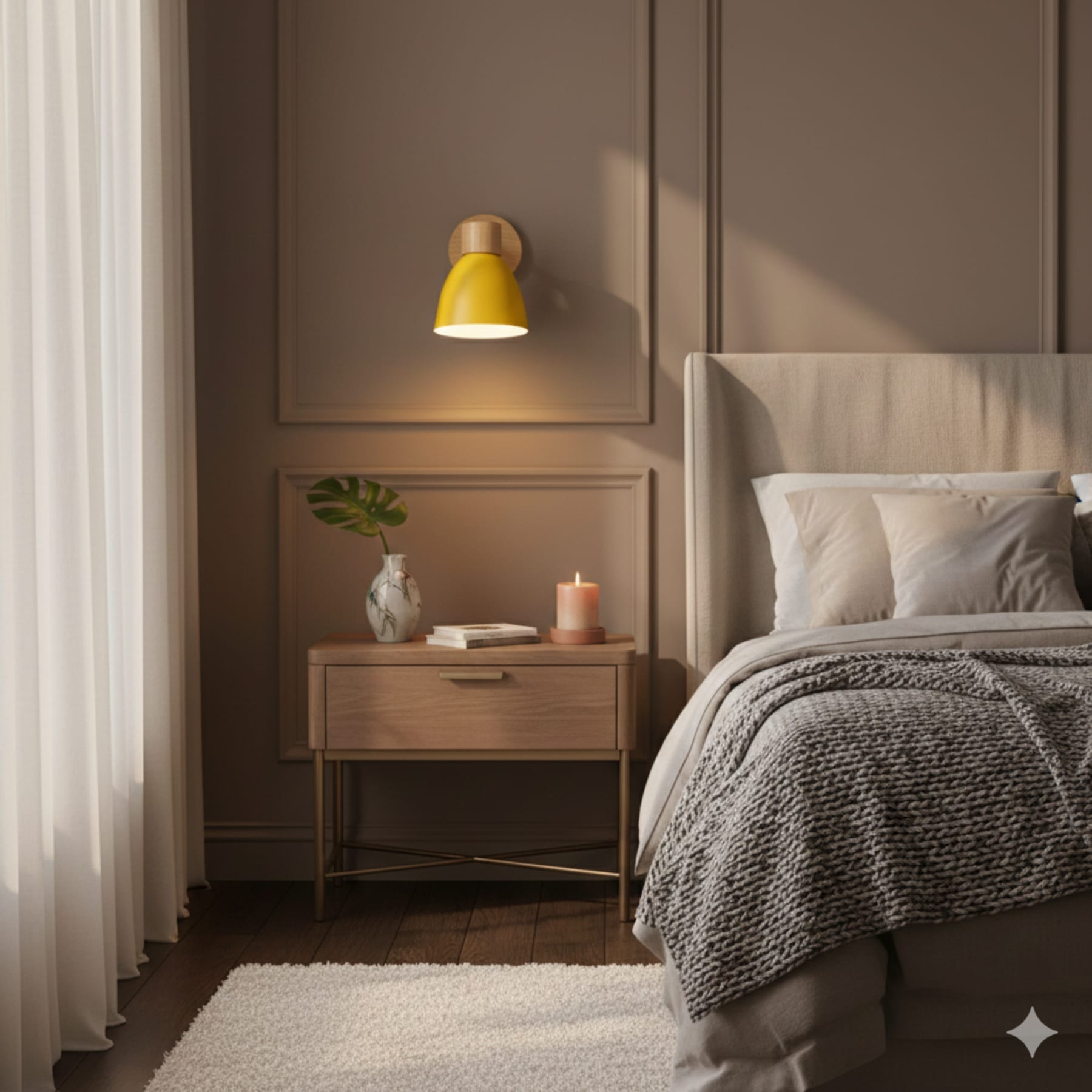 Scandinavian Wood Wall Light for Living Room and Bedroom — Greenwich Home & Living