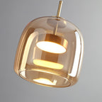 Contemporary Glass Pendant Light With USB-Rechargeable Battery — Greenwich Home & Living