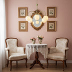 Retro Metal and Glass Chandelier With Selectable Color Light for Living and Dining Rooms — Greenwich Home & Living