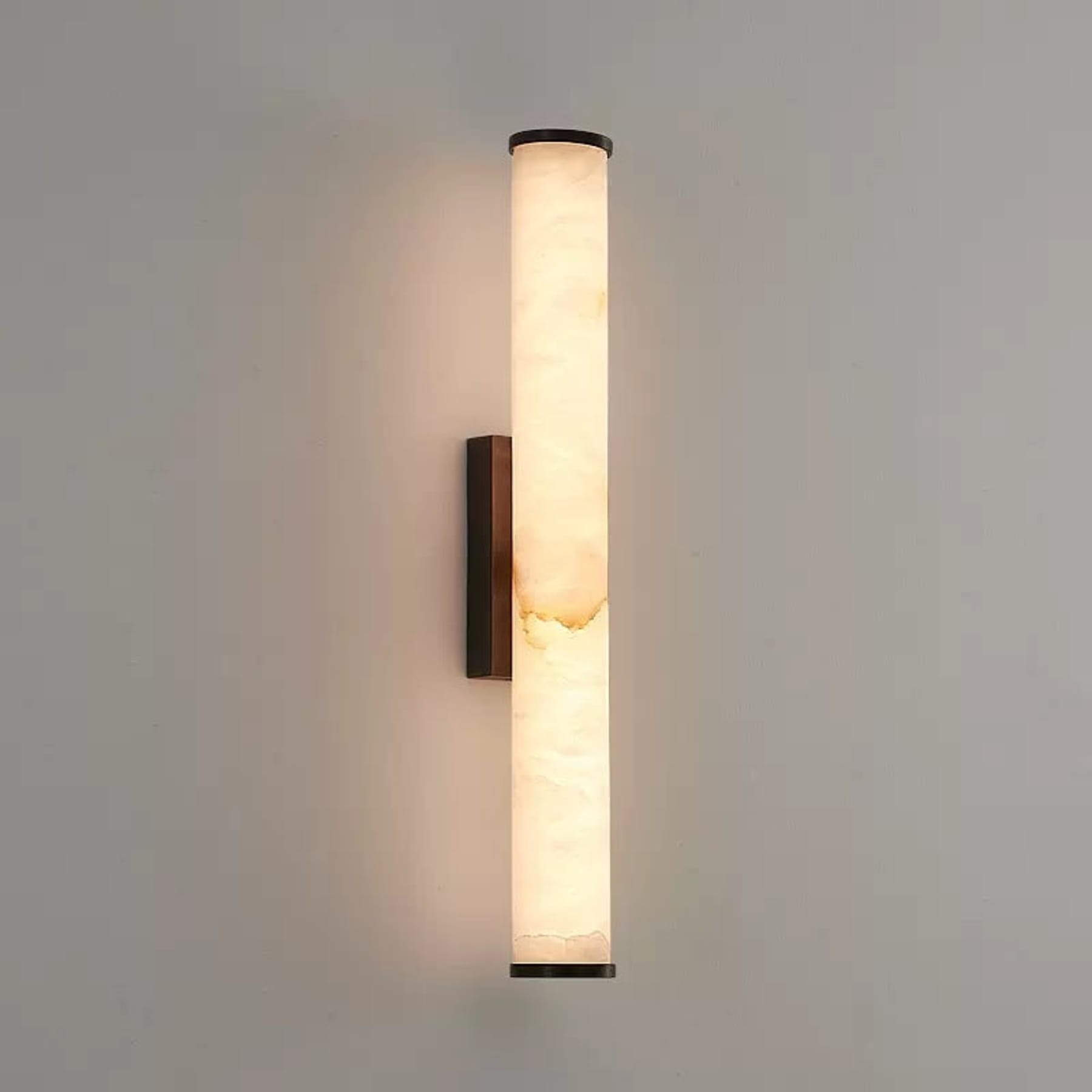 Contemporary Copper and Marble Wall Light for Living Room and Bedroom — Greenwich Home & Living
