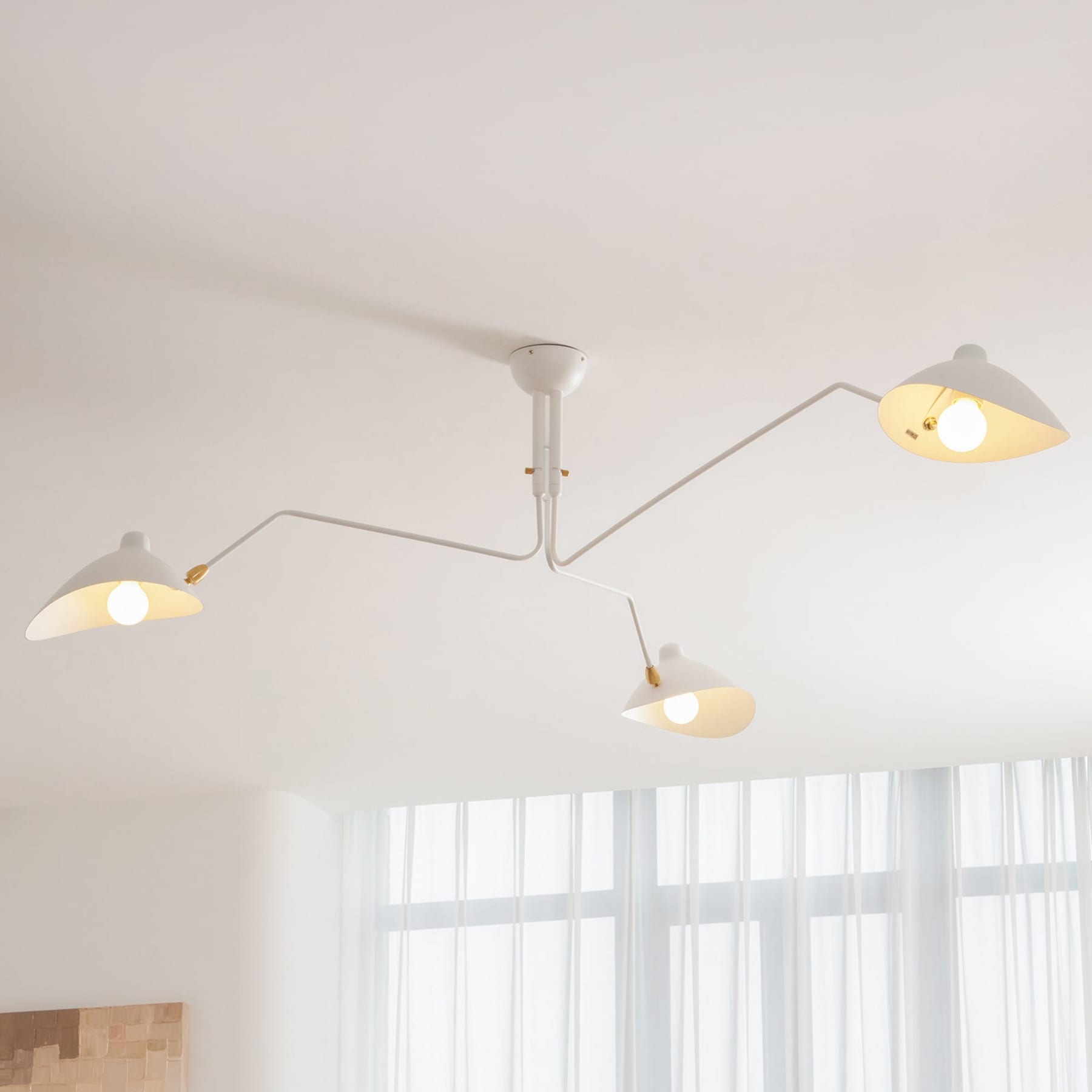 Modern Linear Metal Ceiling Light With Adjustable Color Temperature — Greenwich Home & Living