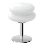 Retro Glass Table Lamp With Three-Color Light For Bedroom in White — Greenwich Home & Living