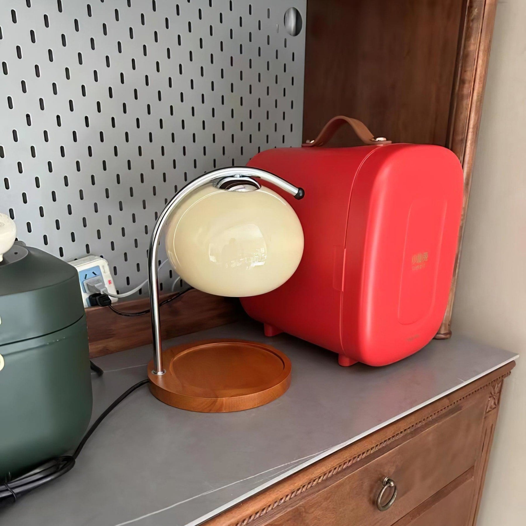 Retro Iron and Solid Wood Table Lamp for Living Room and Bedroom — Greenwich Home & Living