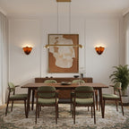 Retro Glass Wall Light With Warm Glow for Living Room and Hallway — Greenwich Home & Living