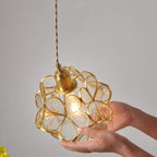 Retro Glass Pendant Light With Warm White Glow — Greenwich Home & Living