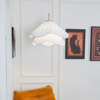 Contemporary Fabric Pendant Light With Dimmable Color Options for Living Room — Greenwich Home & Living