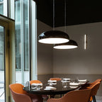 Minimalist Wrought Iron Pendant Light With Tri-Color Light for Living Room — Greenwich Home & Living