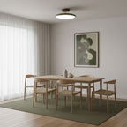 Retro Metal Semi-Flush Mount Ceiling Light With Three-Color Light — Greenwich Home & Living