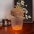 Contemporary Glass Table Lamp With Adjustable Color Temperature — Greenwich Home & Living