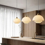 Retro Glass Pendant Light With Warm White Bulb Included for Dining Room — Greenwich Home & Living