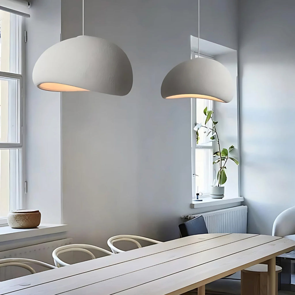 Minimalist Polystyrene Pendant Light for Living Room and Dining Room — Greenwich Home & Living
