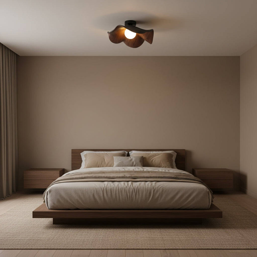Scandinavian Resin Ceiling Light With Three-Color Light for Living Room — Greenwich Home & Living