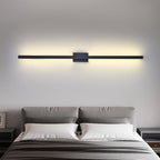 Minimalist Iron Linear Wall Light With Integrated LED for Living Room — Greenwich Home & Living