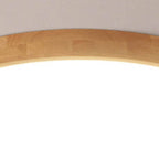 Scandinavian Wood Flush Mount Ceiling Light With Tri-Color Dimming — Greenwich Home & Living