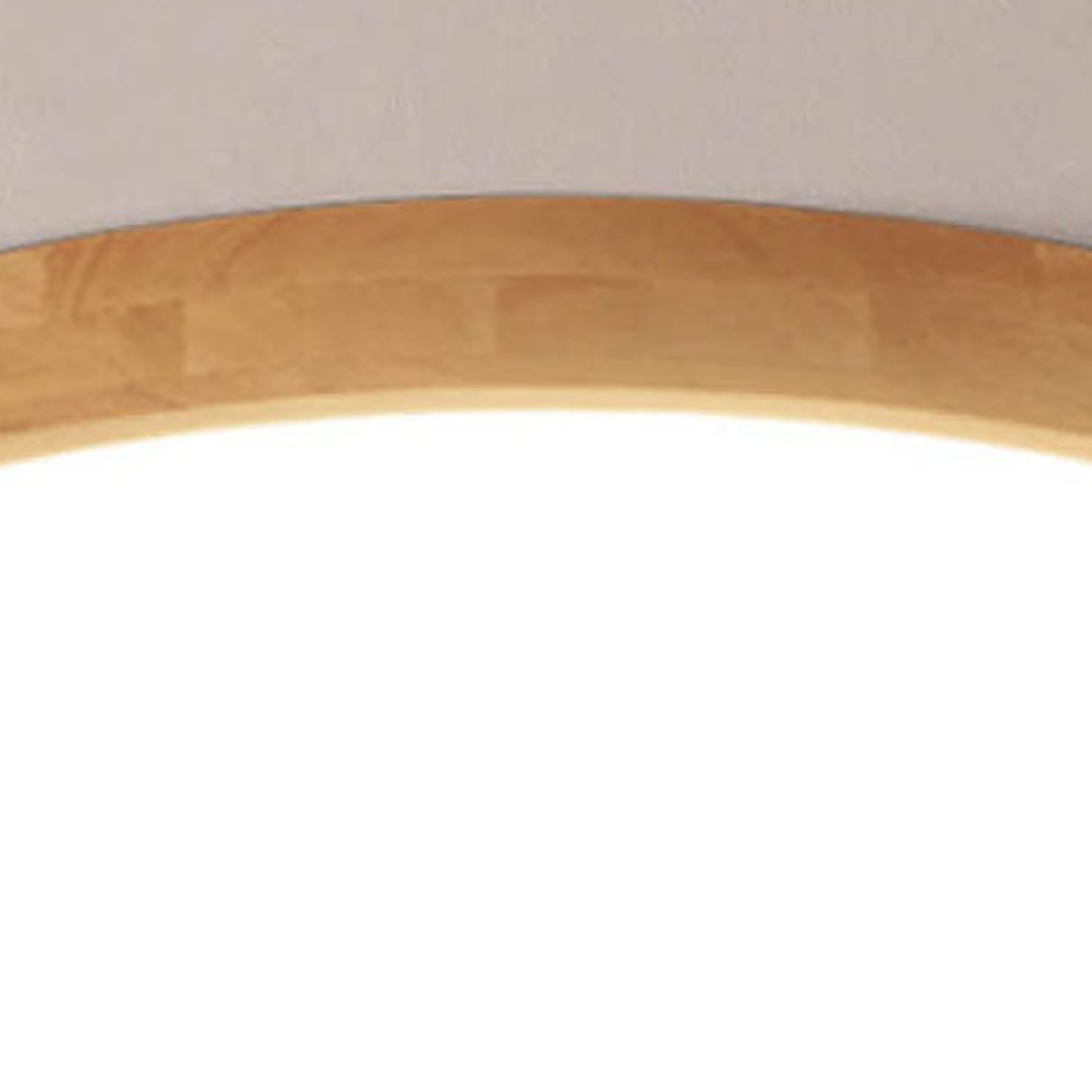 Scandinavian Wood Flush Mount Ceiling Light With Tri-Color Dimming — Greenwich Home & Living