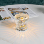 Modern Crystal Table Lamp With Warm Glow For Living Room and Bedroom — Greenwich Home & Living