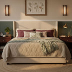 Contemporary Acrylic and Wood Wall Light With Tri-Color Lighting — Greenwich Home & Living