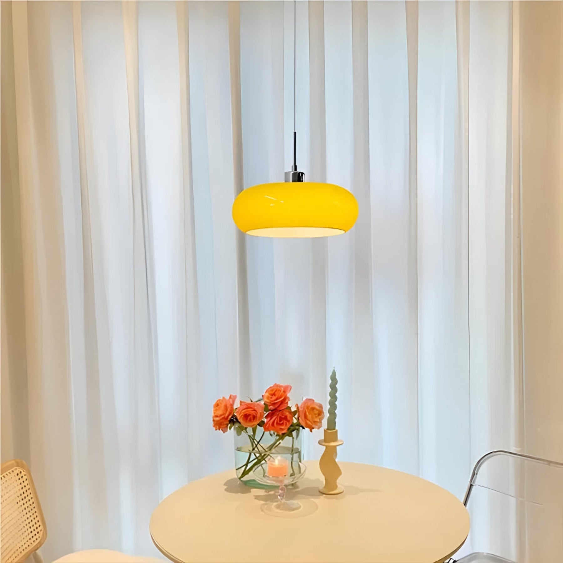 Retro Glass Pendant Light for Living and Dining Rooms — Greenwich Home & Living