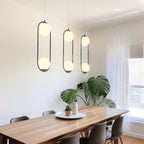 Modern Aluminum Pendant Light With Dual-Color LED for Dining Room — Greenwich Home & Living