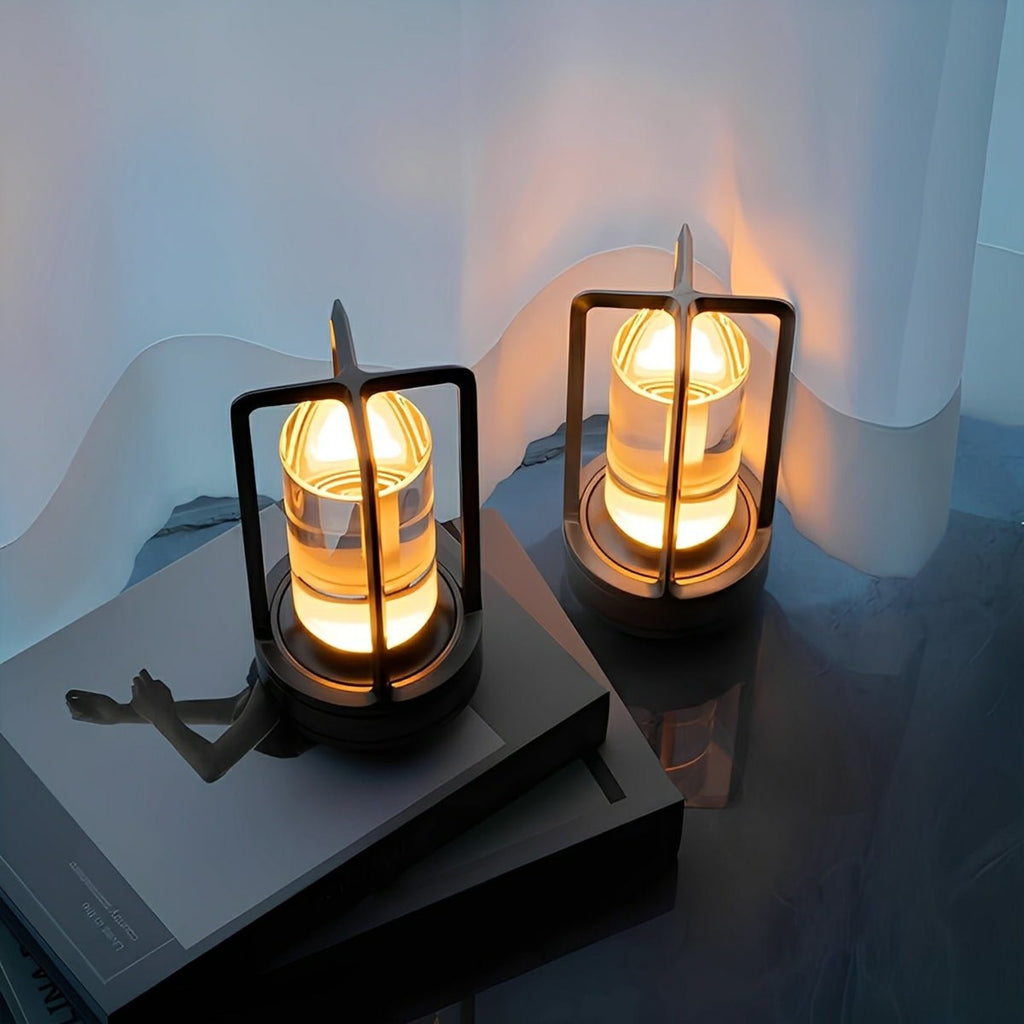 Minimalist Metal Table Lamp With Tri-Color Dimming for Living Room and Bedroom — Greenwich Home & Living