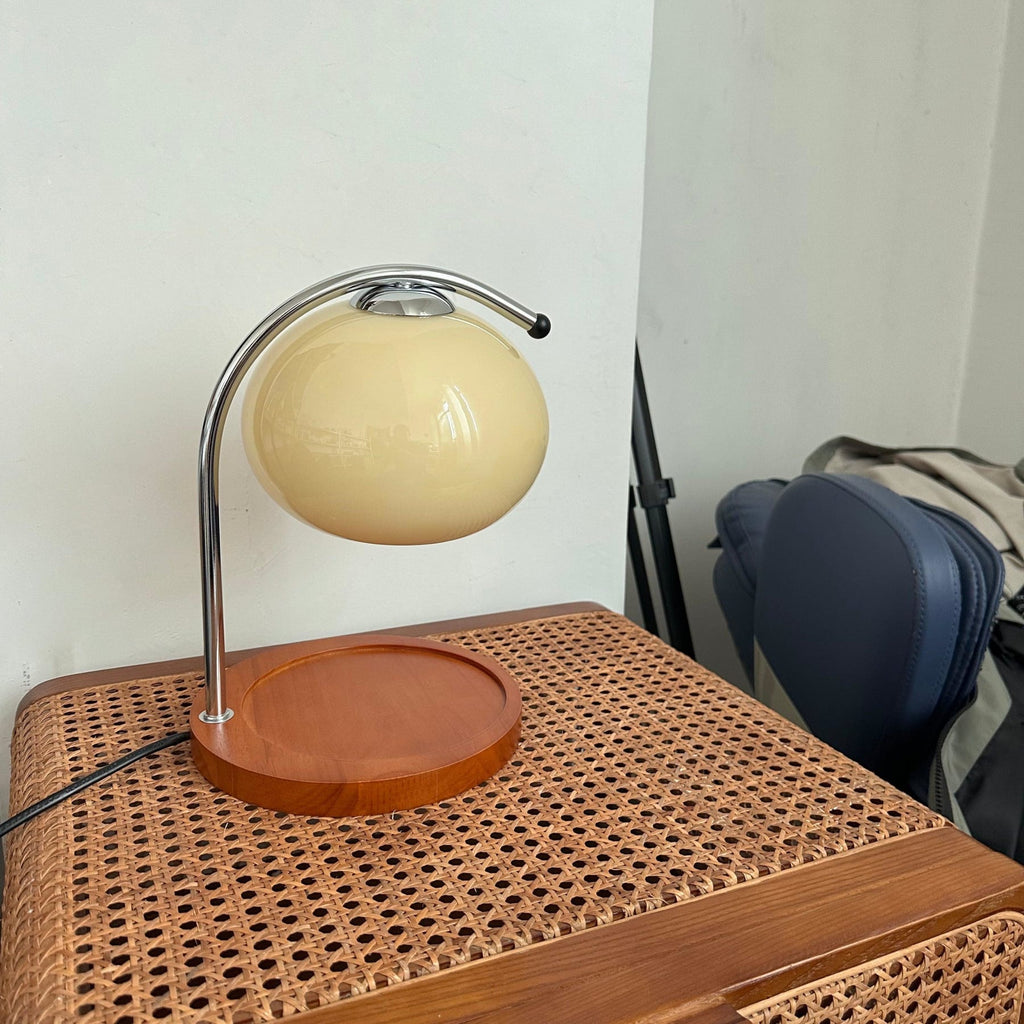 Retro Iron and Solid Wood Table Lamp for Living Room and Bedroom — Greenwich Home & Living