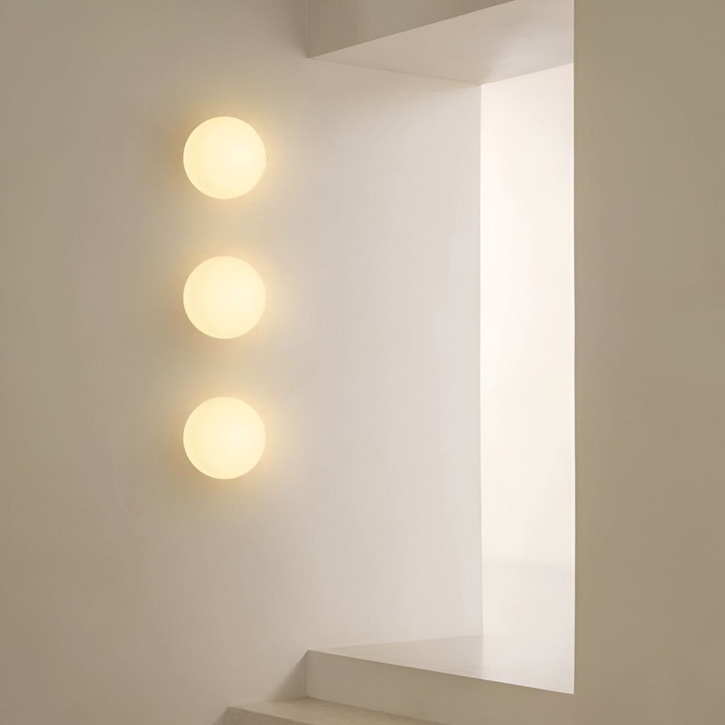 Minimalist Glass Wall Light With Warm White Glow — Greenwich Home & Living