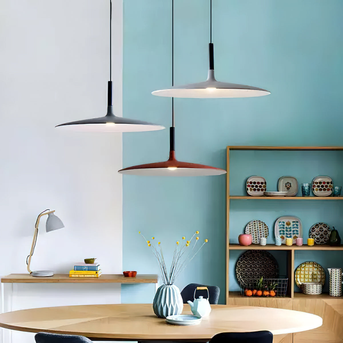 Modern Metal Pendant Light for Kitchen and Dining Room — Greenwich Home & Living