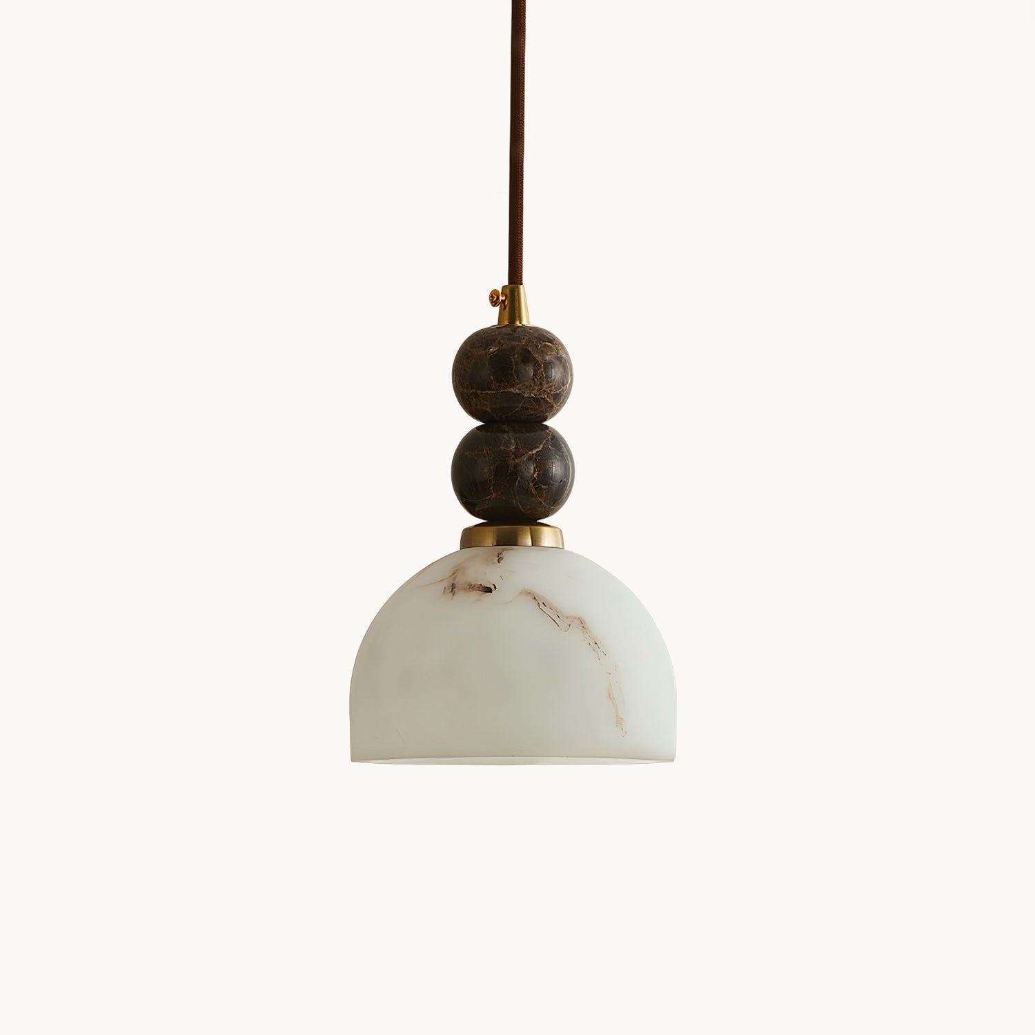 Modern Marble Pendant Light With Warm LED Glow — Greenwich Home & Living