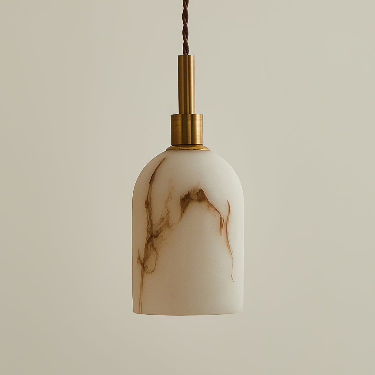 Modern Marble Pendant Light With Warm LED Glow — Greenwich Home & Living