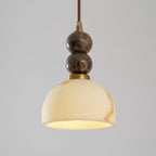 Modern Marble Pendant Light With Warm LED Glow — Greenwich Home & Living