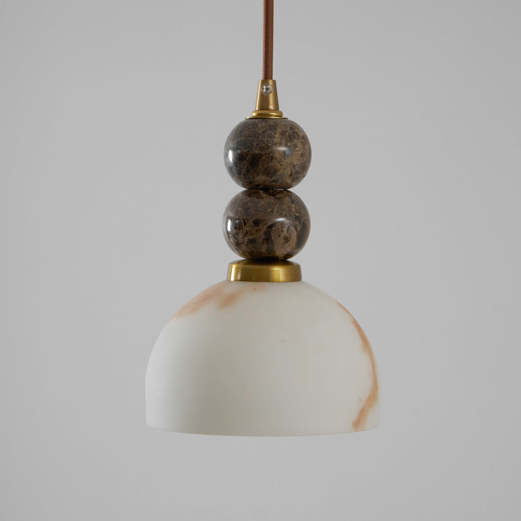 Modern Marble Pendant Light With Warm LED Glow — Greenwich Home & Living