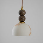 Modern Marble Pendant Light With Warm LED Glow — Greenwich Home & Living