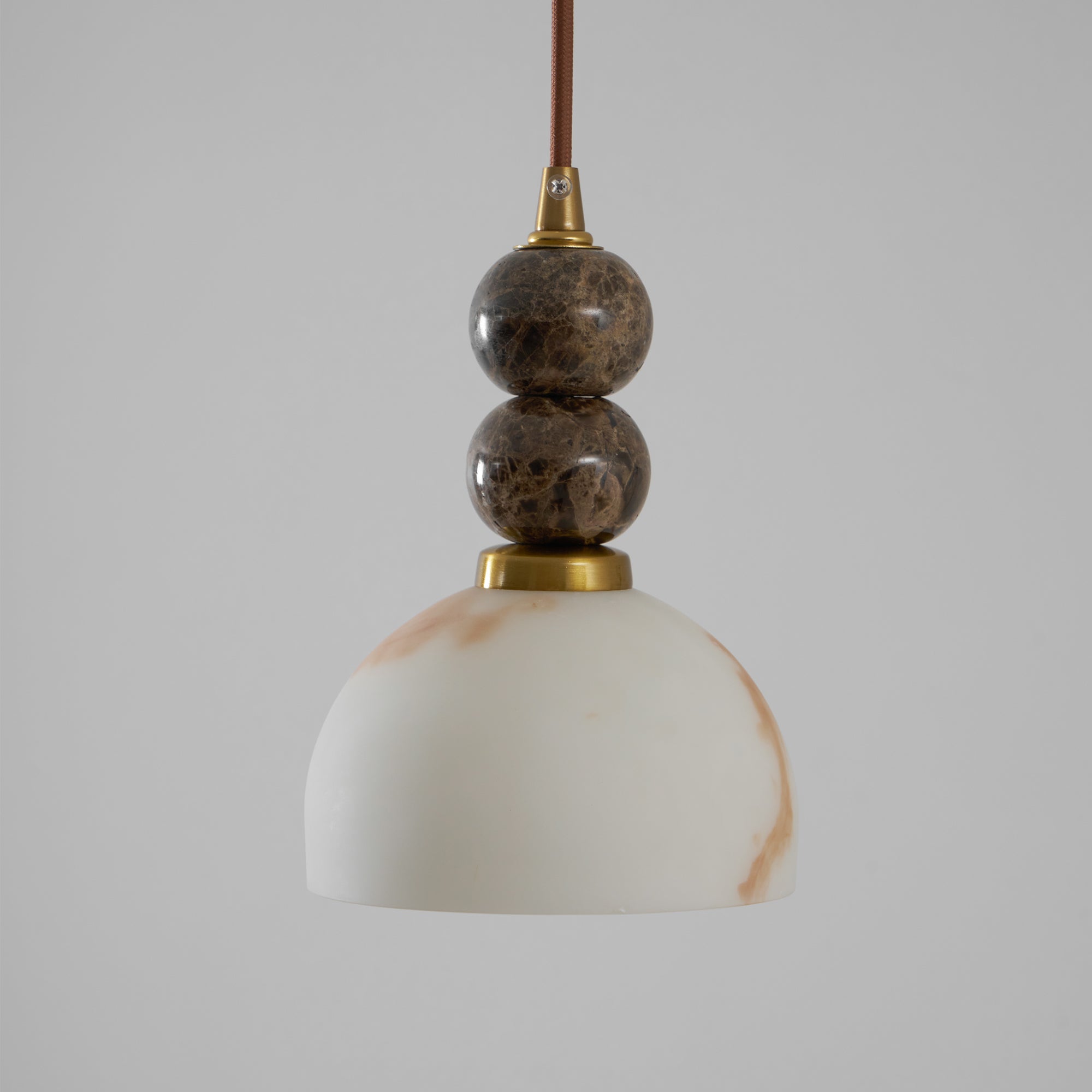 Modern Marble Pendant Light With Warm LED Glow — Greenwich Home & Living