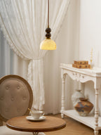 Modern Marble Pendant Light With Warm LED Glow — Greenwich Home & Living