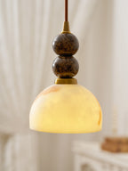Modern Marble Pendant Light With Warm LED Glow — Greenwich Home & Living