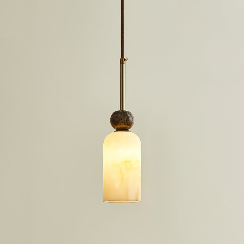 Modern Marble Pendant Light With Warm LED Glow — Greenwich Home & Living